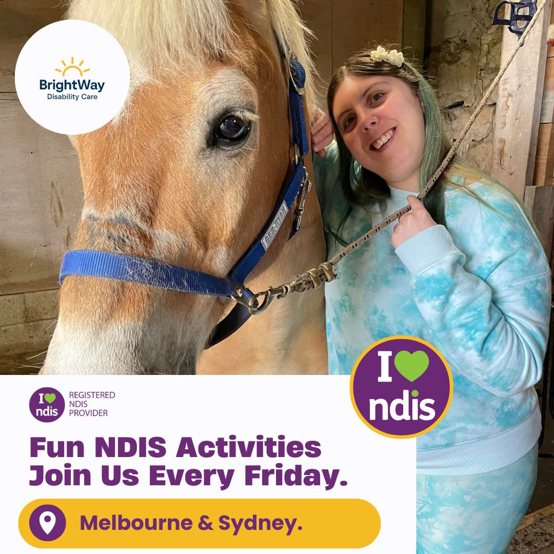 BrightWay Disability Care Facebook ad: Inclusive NDIS Activities Families Trust