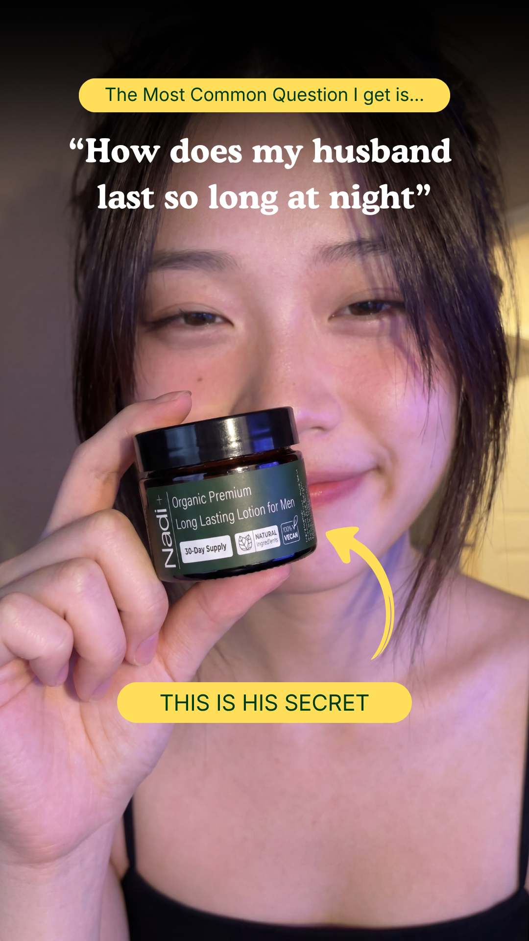 Nadi Health Facebook ad: Say No to Stress Pills