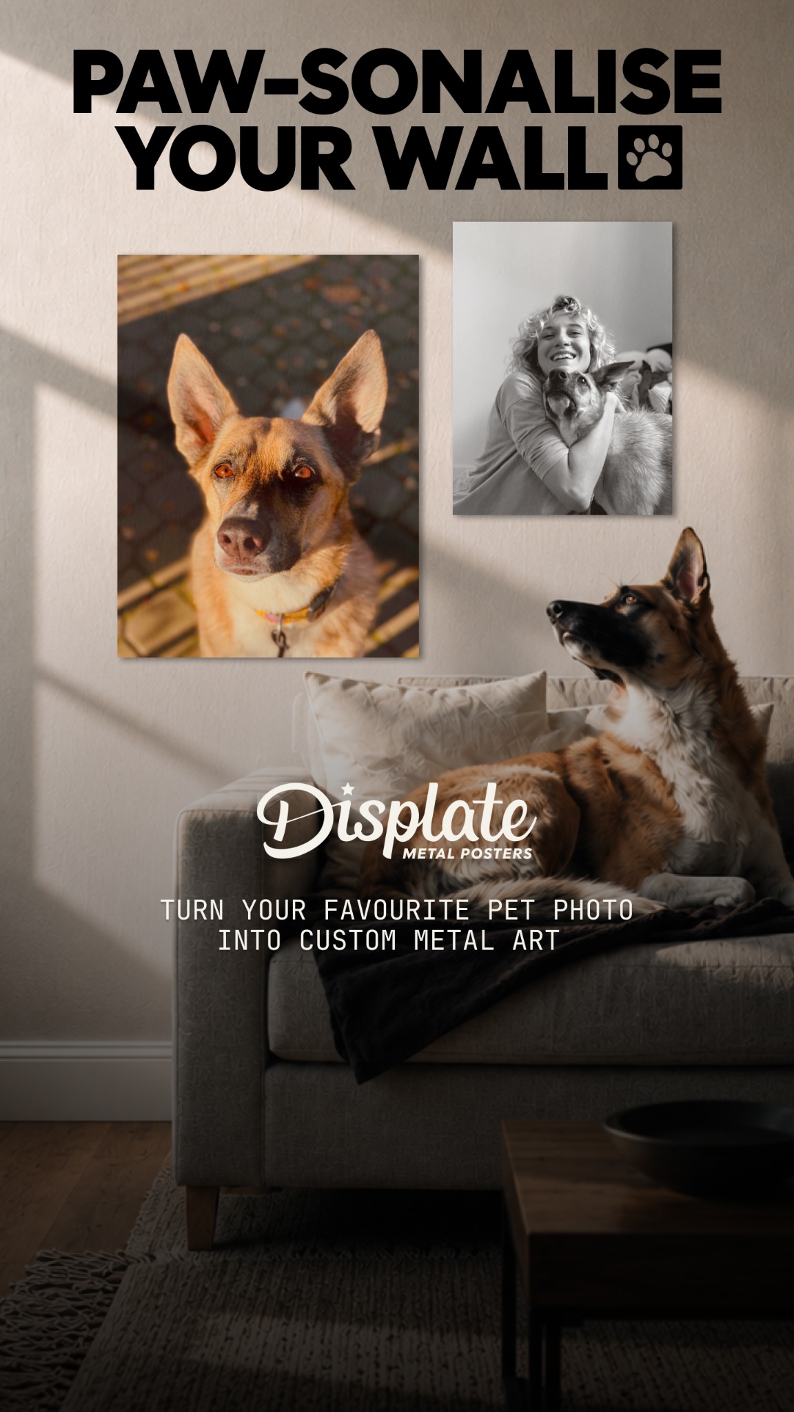 Displate Facebook ad