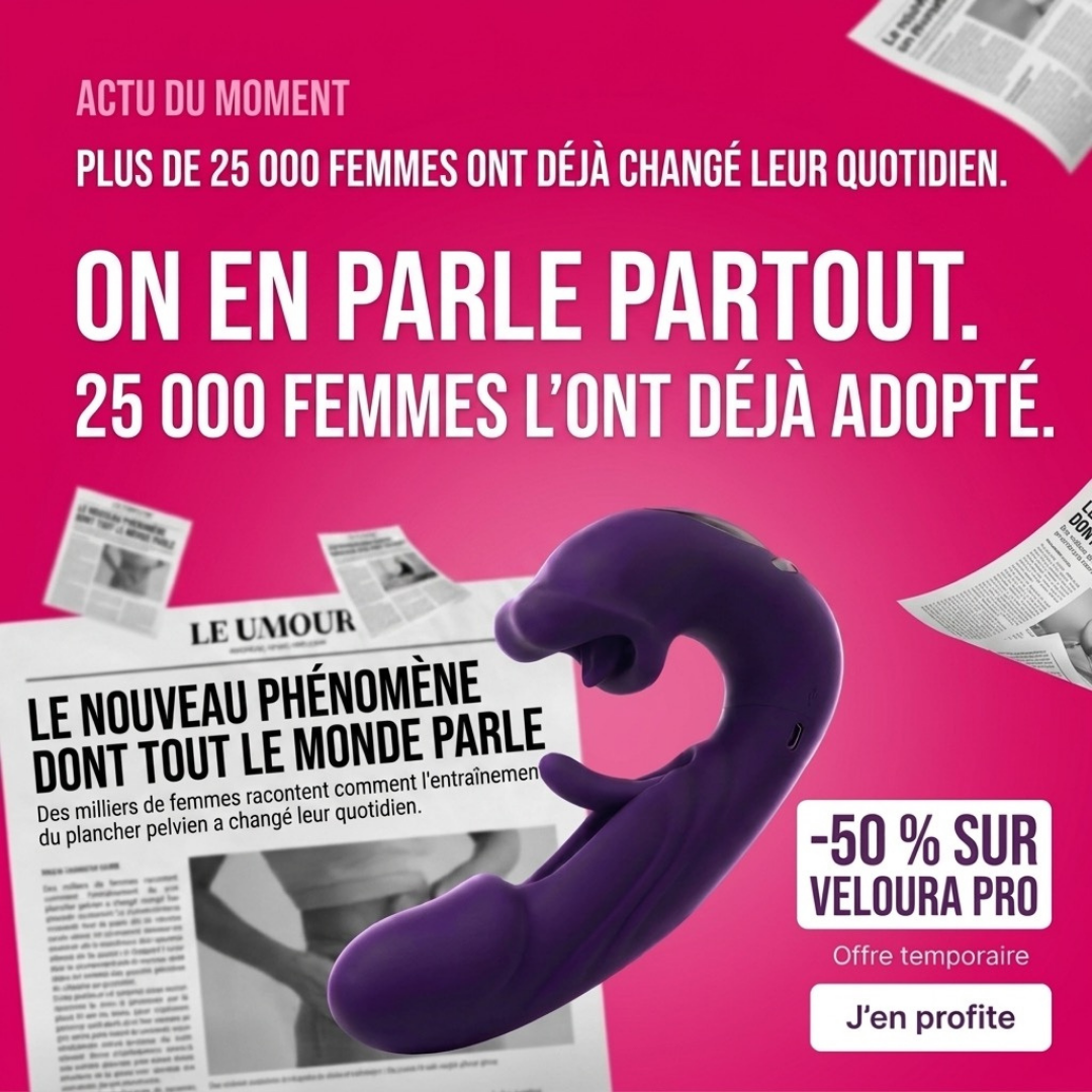 Femme Veloura Facebook ad: 96 % ne veulent pas revenir en arrière