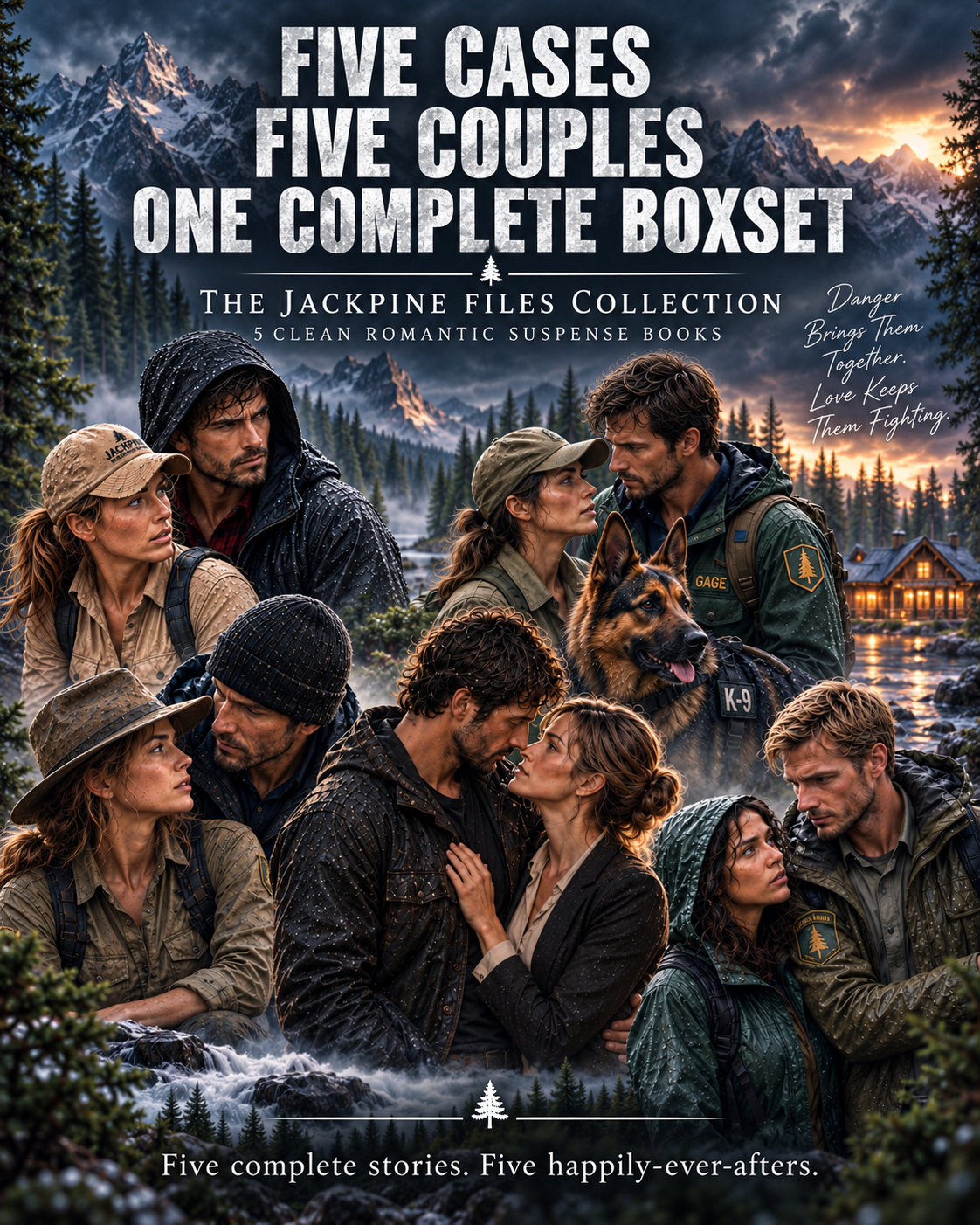 Emily Bellford Romance Books Facebook ad: Start The Jackpine Files Collection | Only $.99 Ltd Time