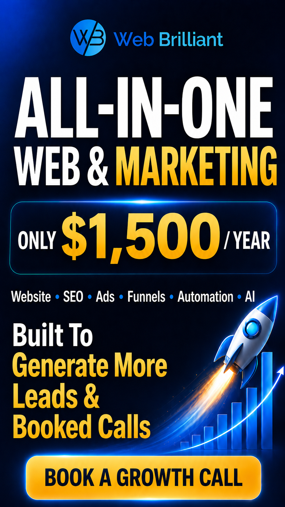 Web Brilliant Company, LLC Facebook ad from Jul 14, 2026