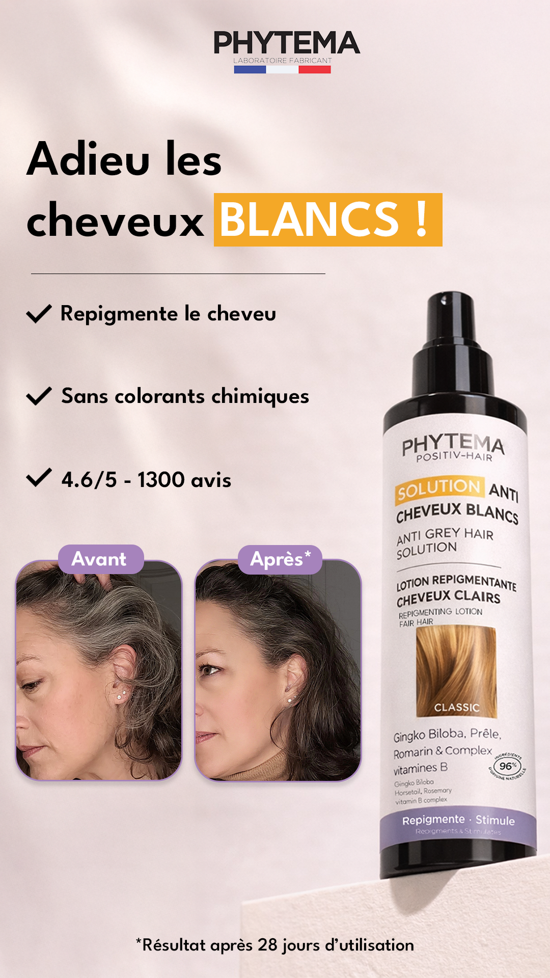 Laboratoire Phytema Facebook ad
