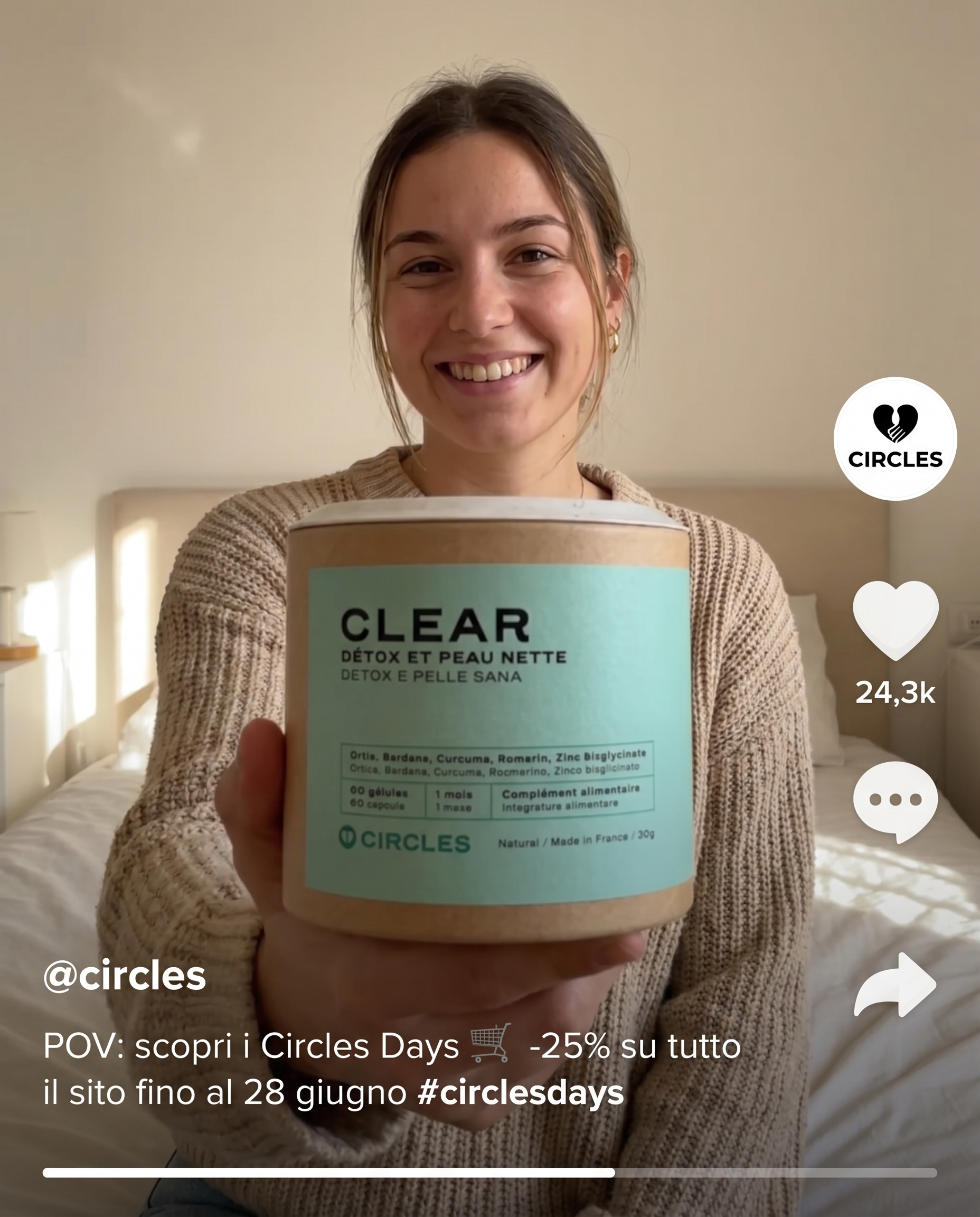 Circles Facebook ad