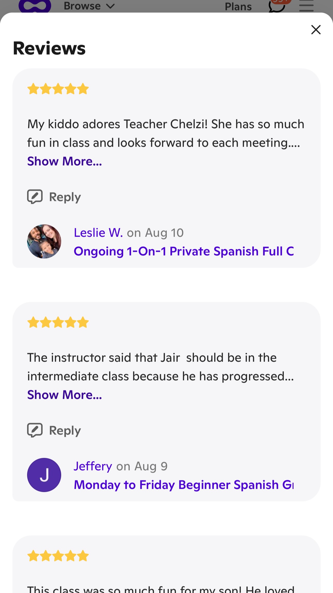 Spanish.Education Facebook ad