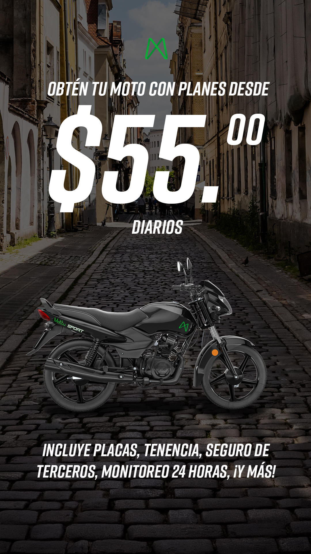 Mottu México - Renta de Motos Facebook ad: Obtén tu moto