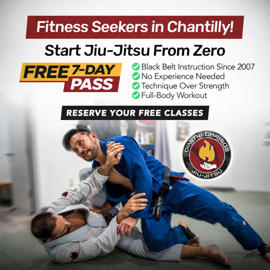 Dimitri Chrisos Jiu Jitsu Academy Facebook ad: Amazing offer alert