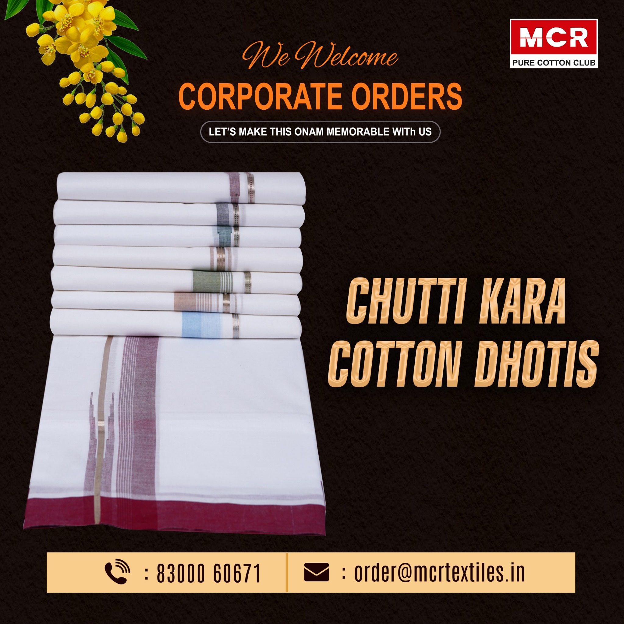 MCR Textiles Pvt Ltd Facebook ad