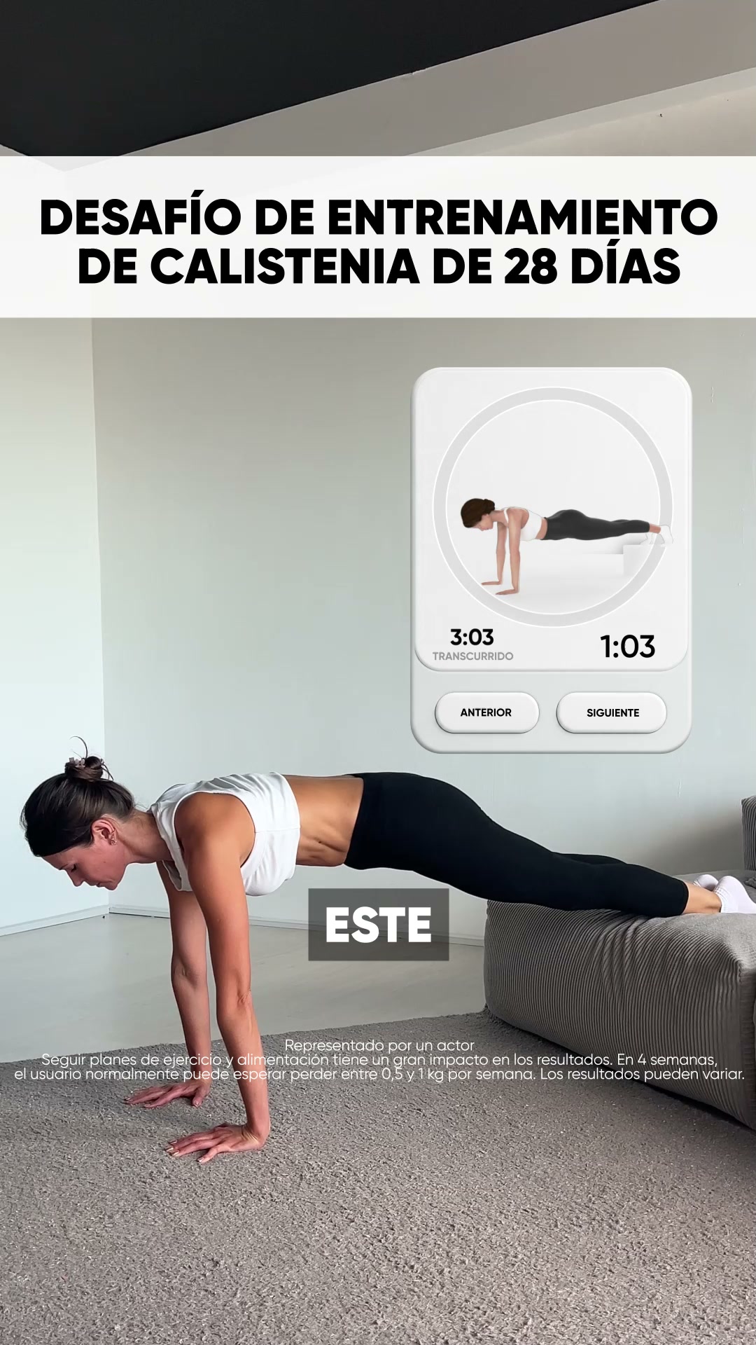 28 Day Challenge Facebook ad: Crea mejores hábitos en 4 semanas