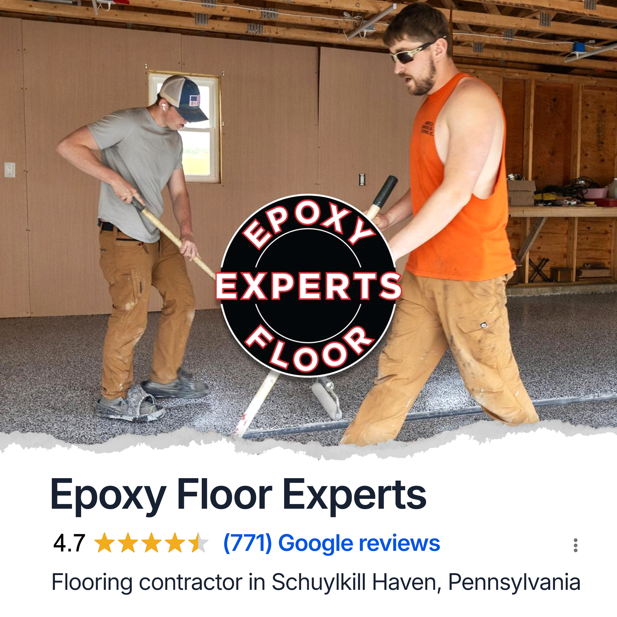 Epoxy Floor Experts Facebook ad