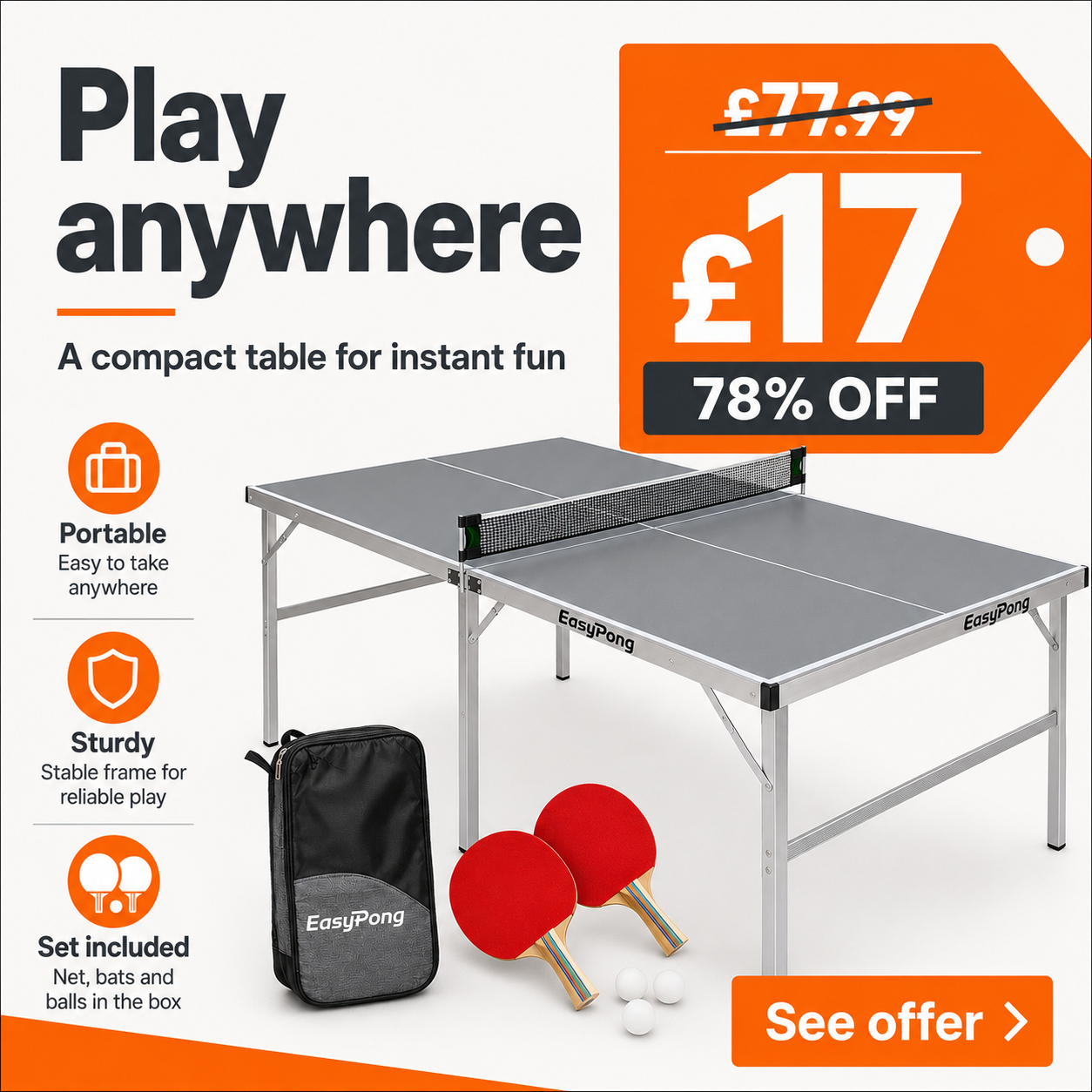Promo Flash Facebook ad