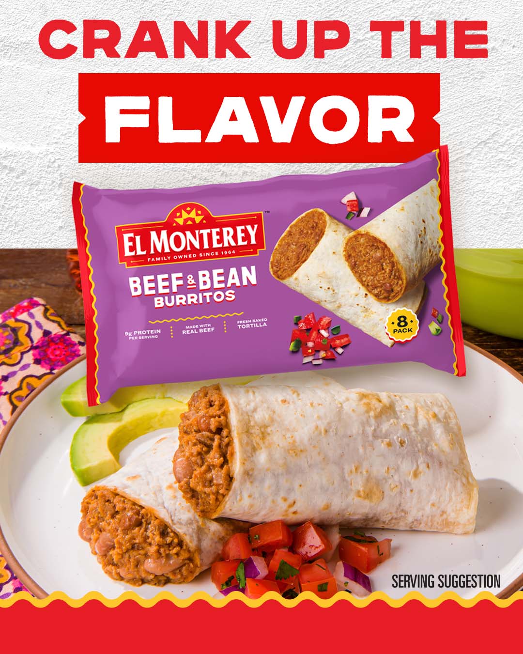 El Monterey Frozen Mexican Food Facebook ad
