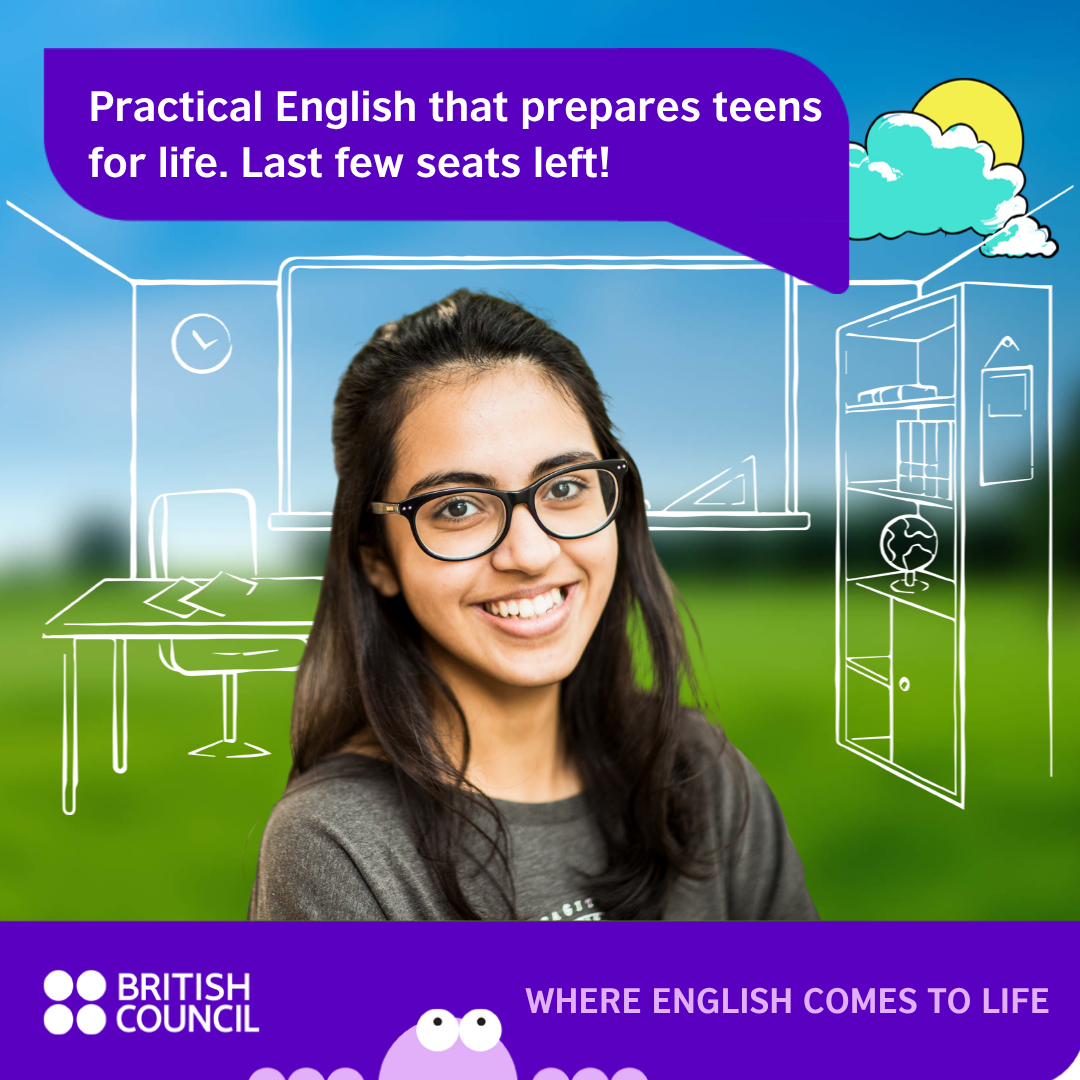 British Council India Facebook ad