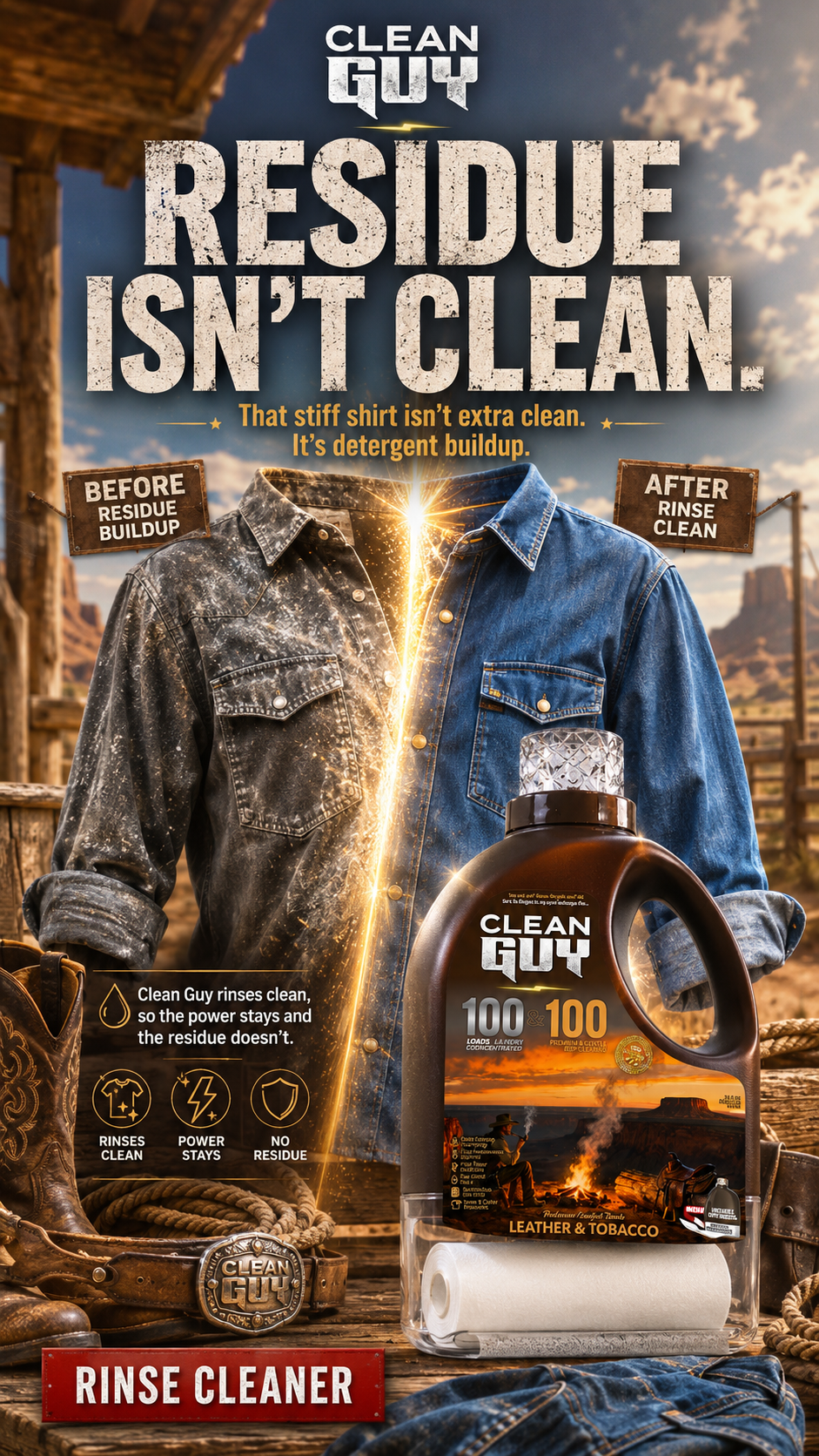 Clean Guy Facebook ad