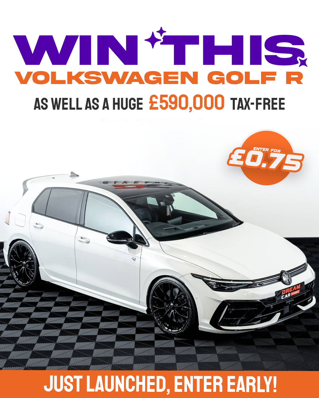 Dream Car Giveaways Facebook ad