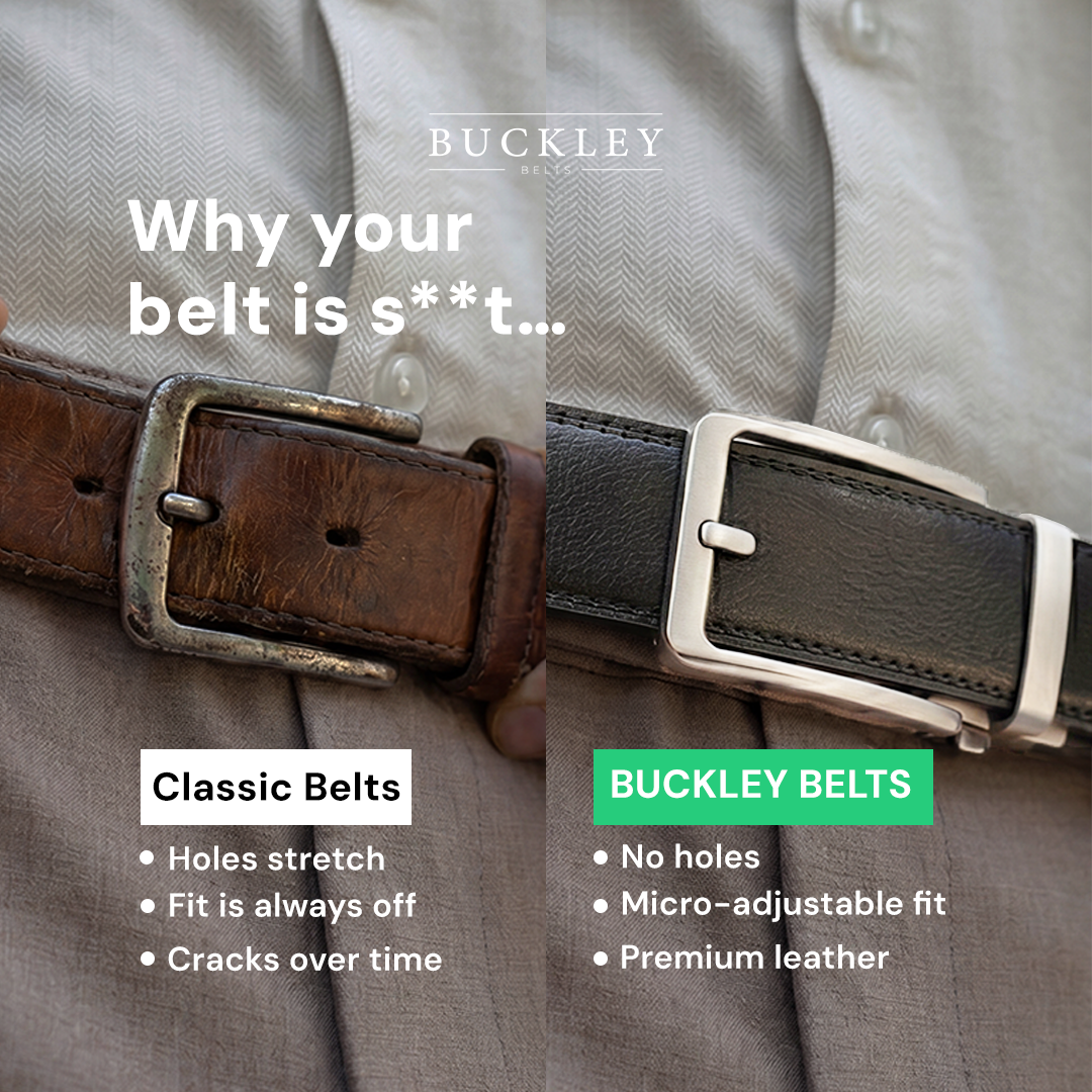 Buckley Belts Facebook ad