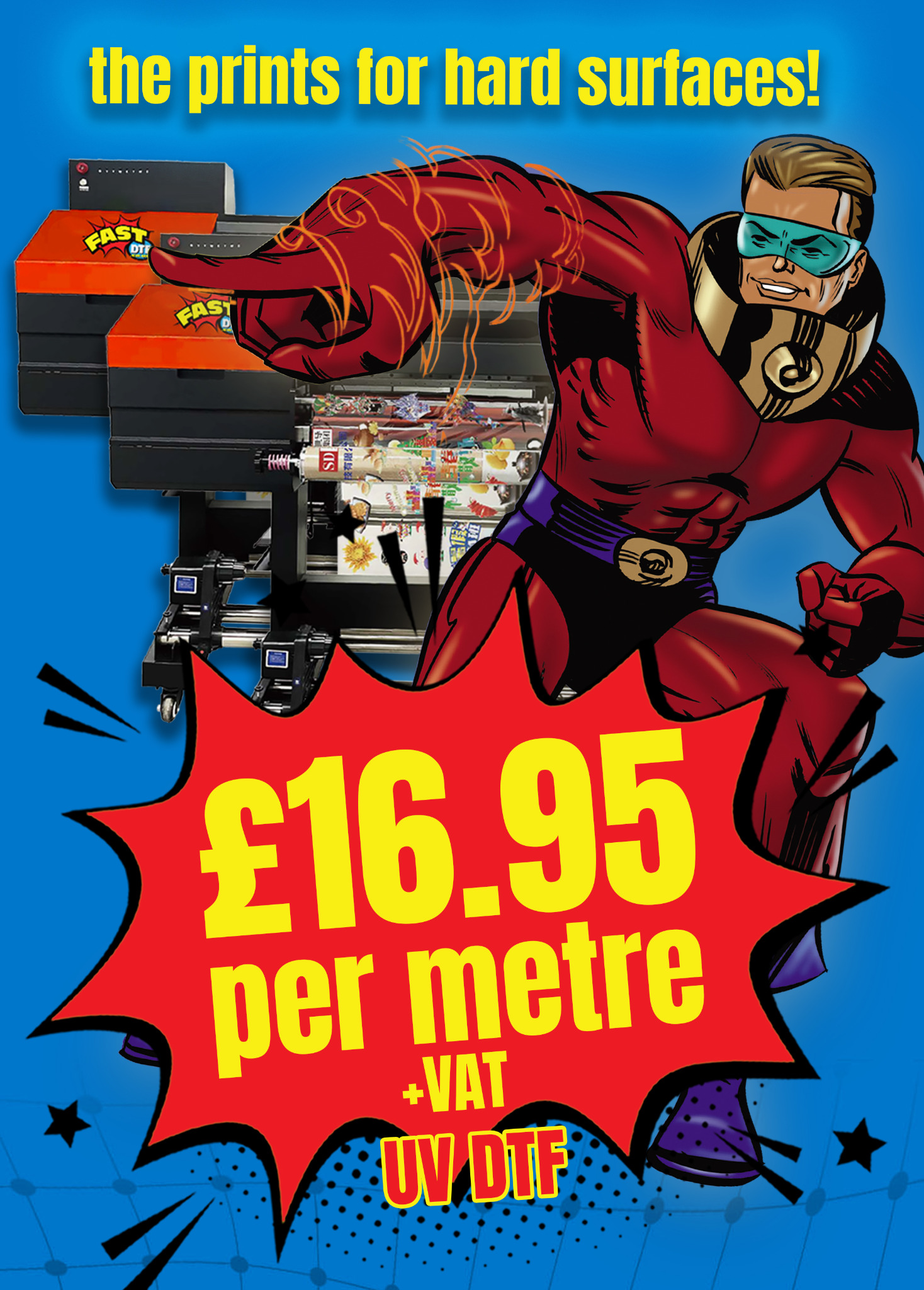 Fast DTF Facebook ad: Premium UV DTF Transfers