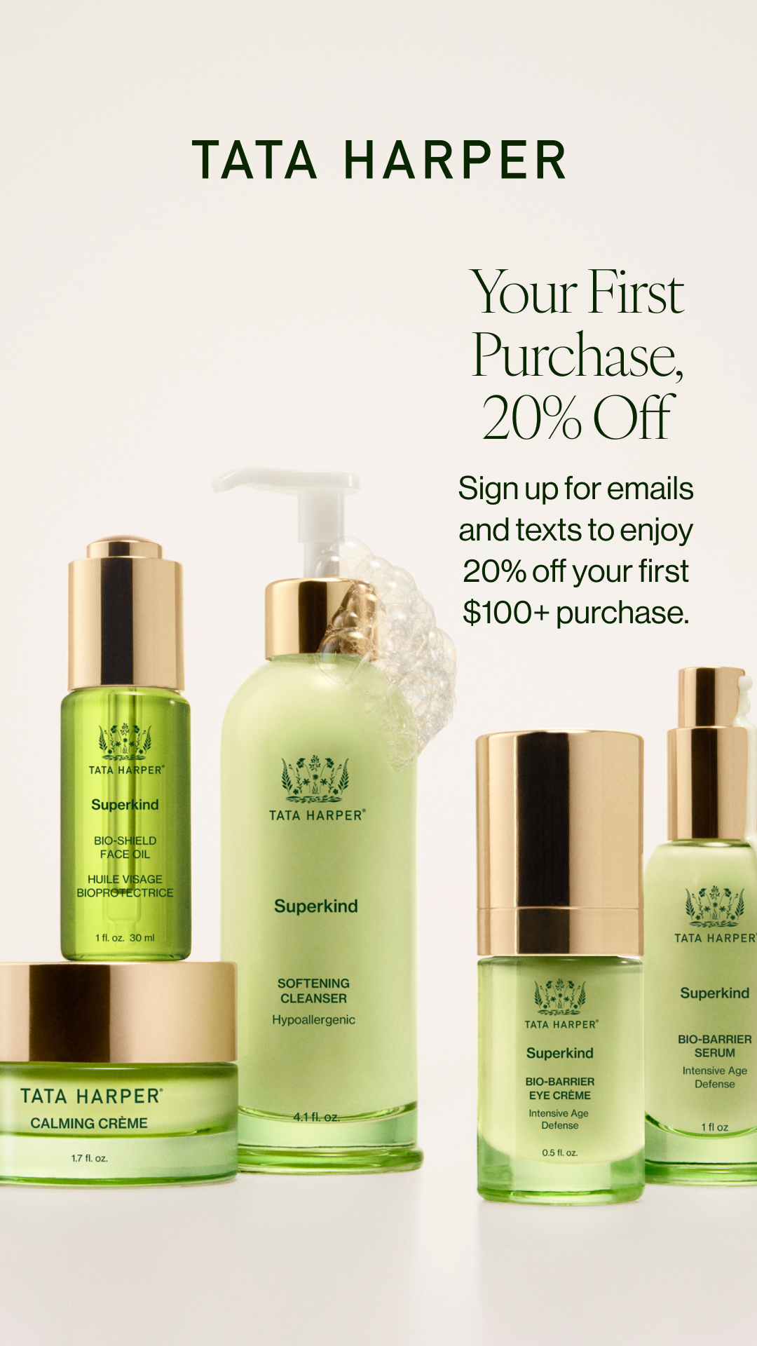 Tata Harper Skincare Facebook ad