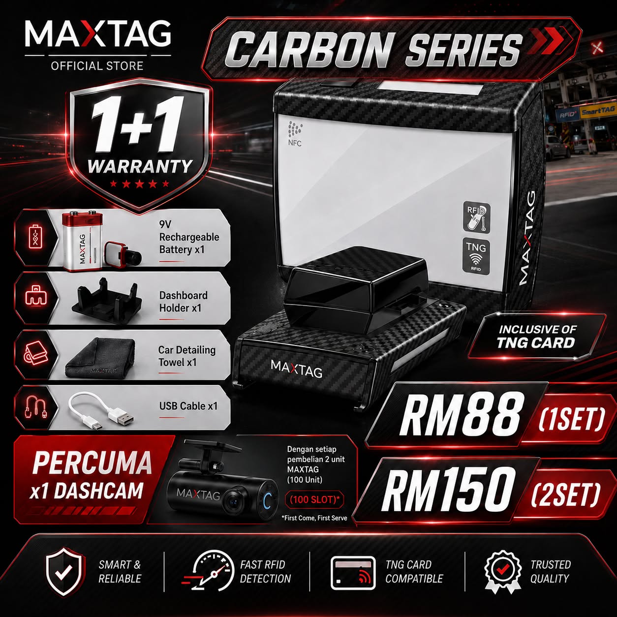 Maxtag Smart Etoll Facebook ad: Tak Perlu Lagi Beratur Panjang di Tol!