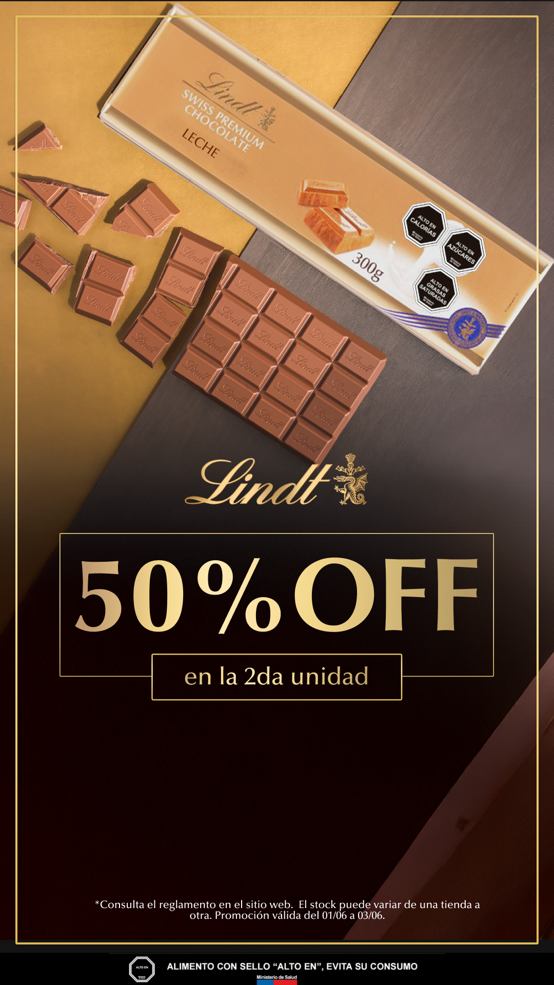 Lindt Facebook ad