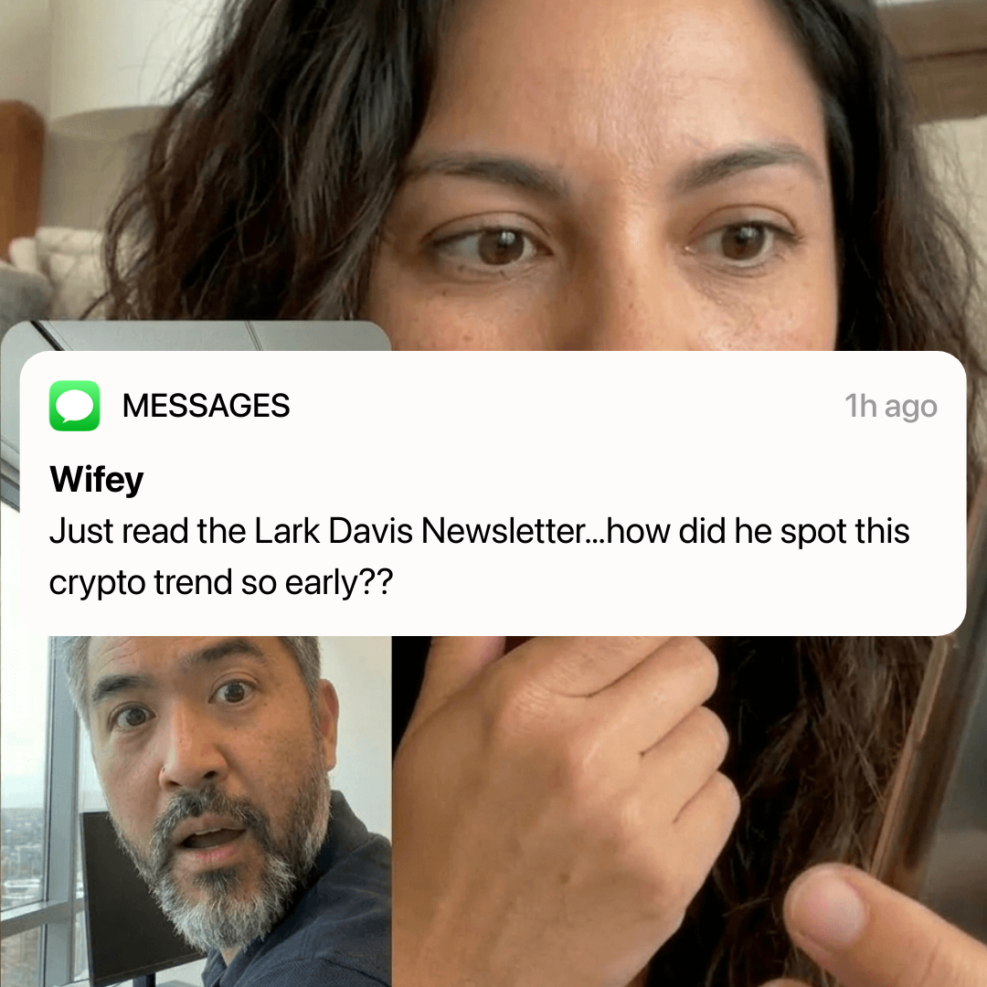Lark Davis Facebook ad