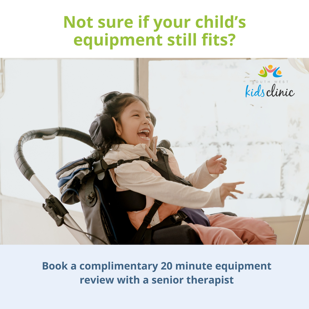 South West Kids Clinic Facebook ad: Book a free equipment review