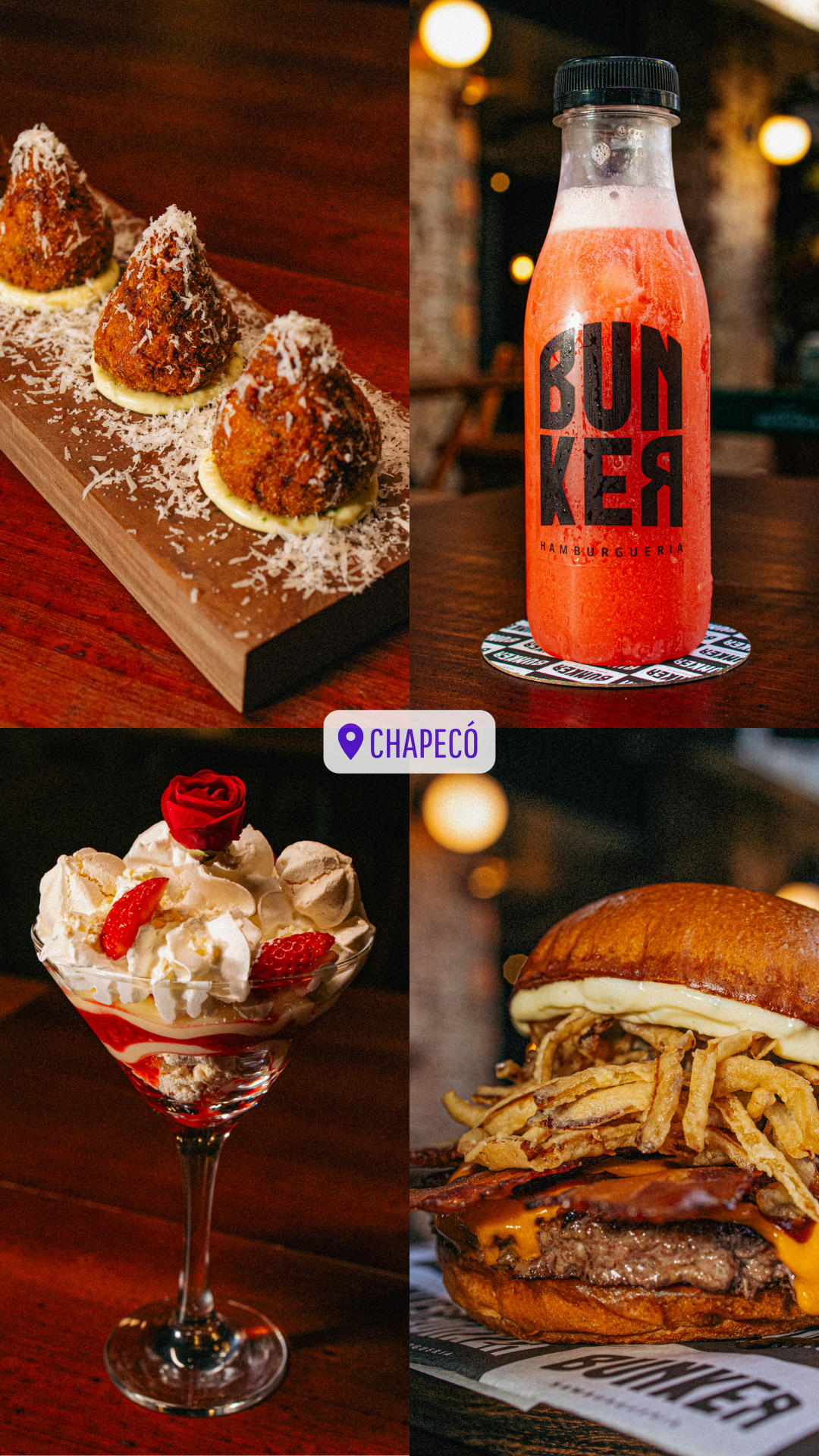 Bunker Hamburgueria Facebook ad: Saiba Mais