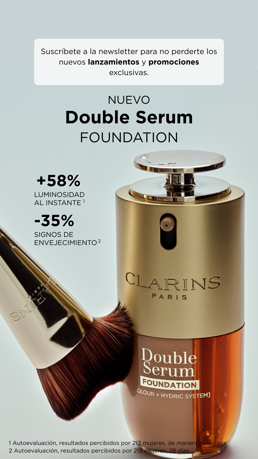 Clarins Facebook ad