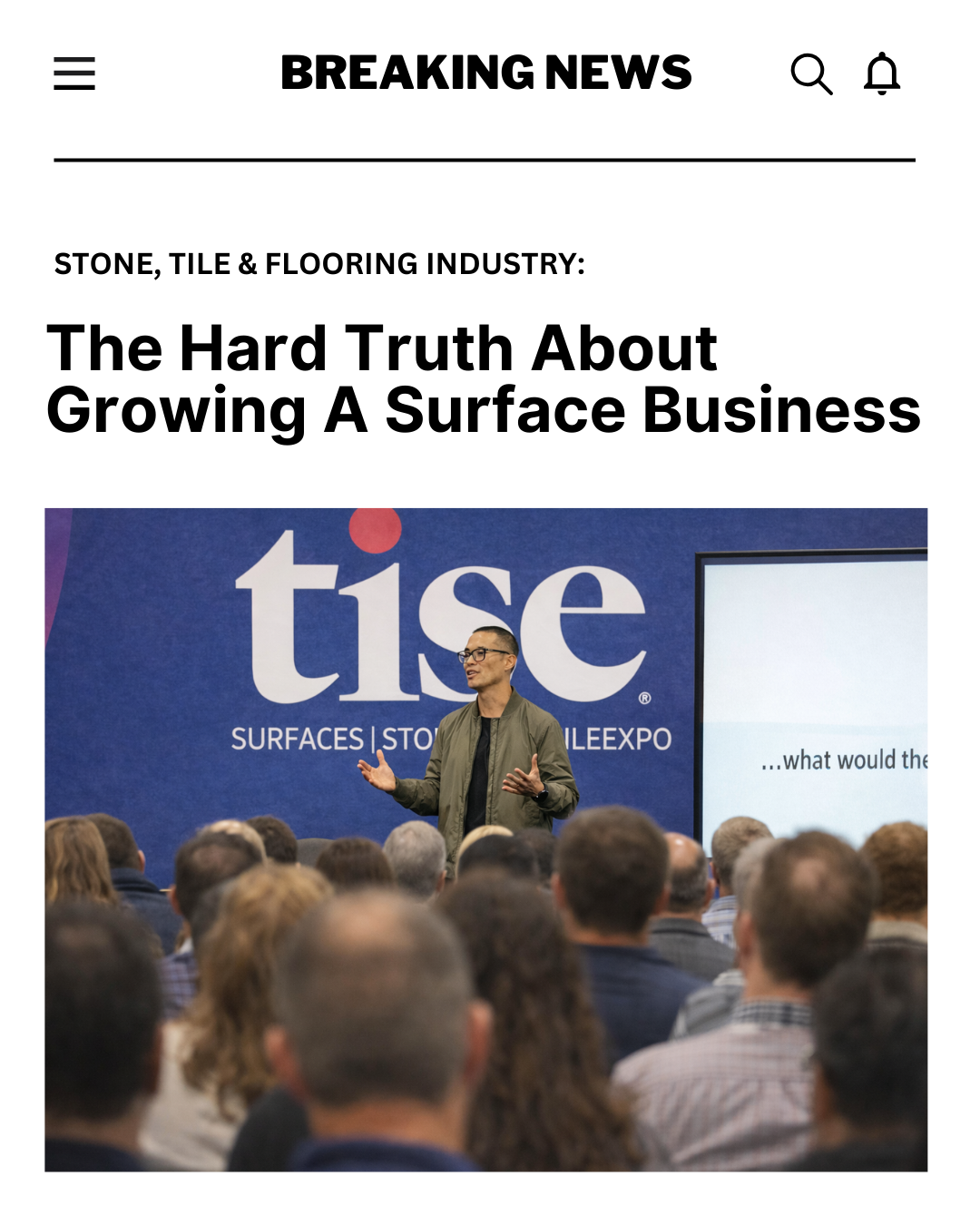Justin Shaw Facebook ad: Your business is growing. You're still trapped.