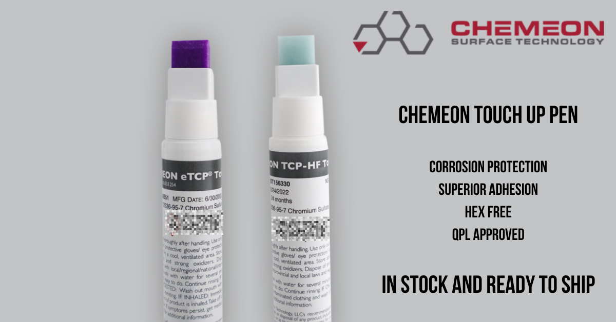 Chemeon Surface Technology Facebook ad: In Stock Now