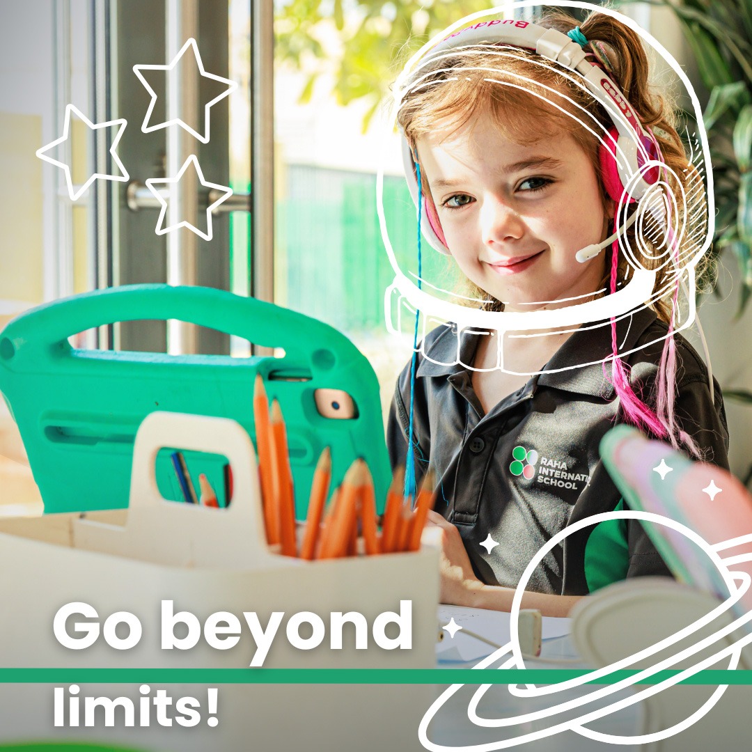 Raha International School, Khalifa City Campus Facebook ad