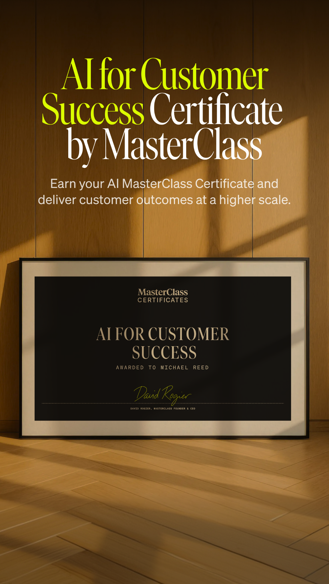 MasterClass Facebook ad