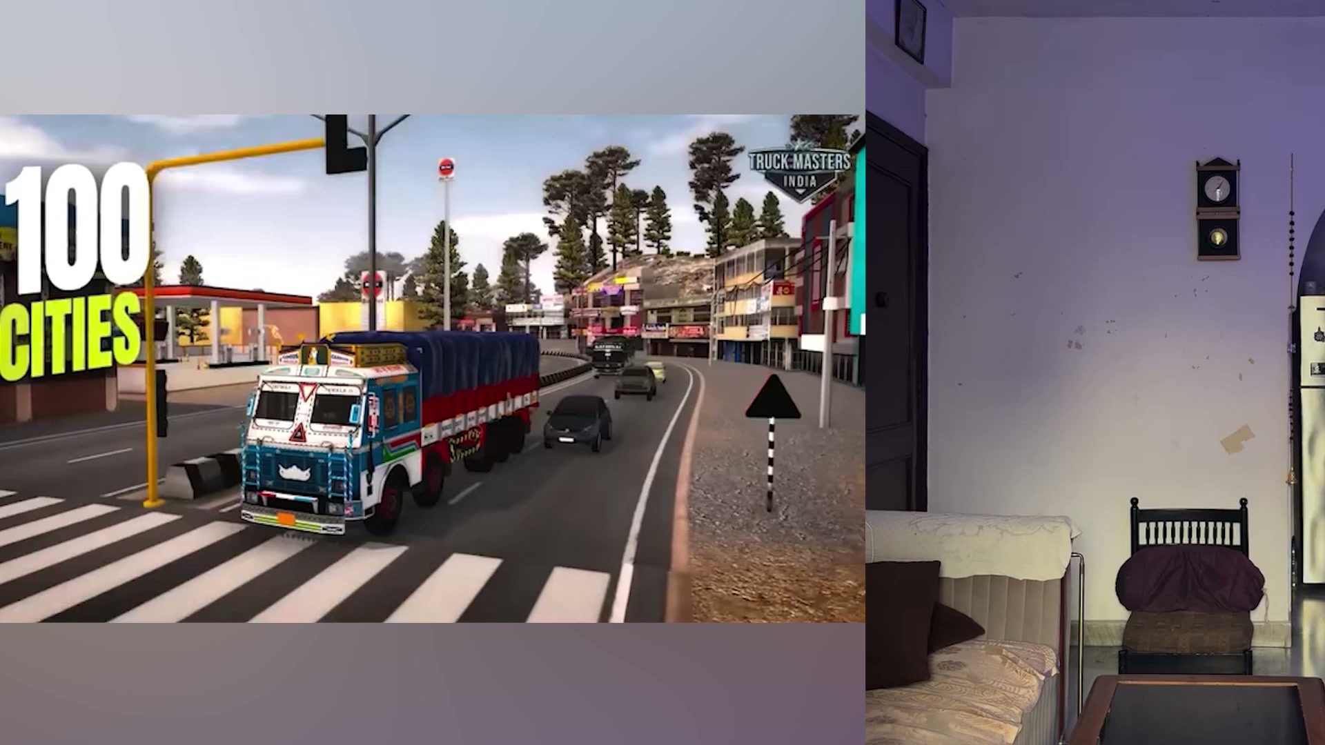 Highbrow Interactive Facebook ad: India's most loved truck simulator, 10 million players…