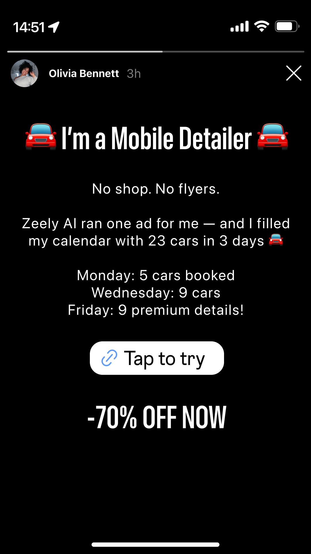 Jason Jay Miller Facebook ad: I create top-selling ads with AI