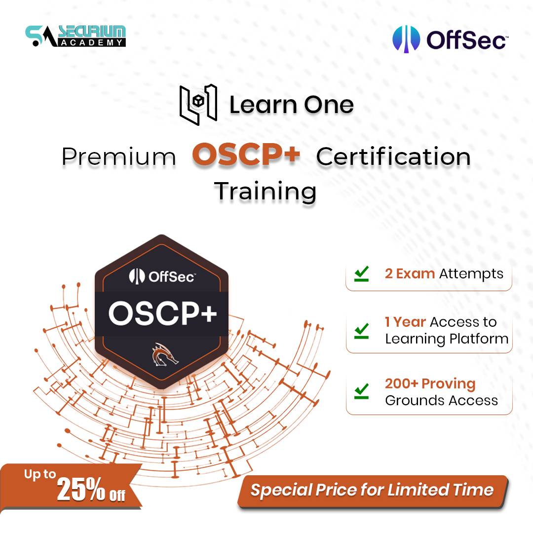 Securium Academy Facebook ad: Master OSCP+ with Learn One