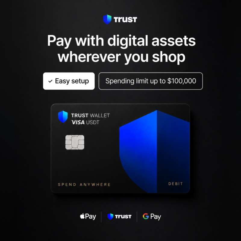 Trust Acces Facebook ad: Activate Trust card now!