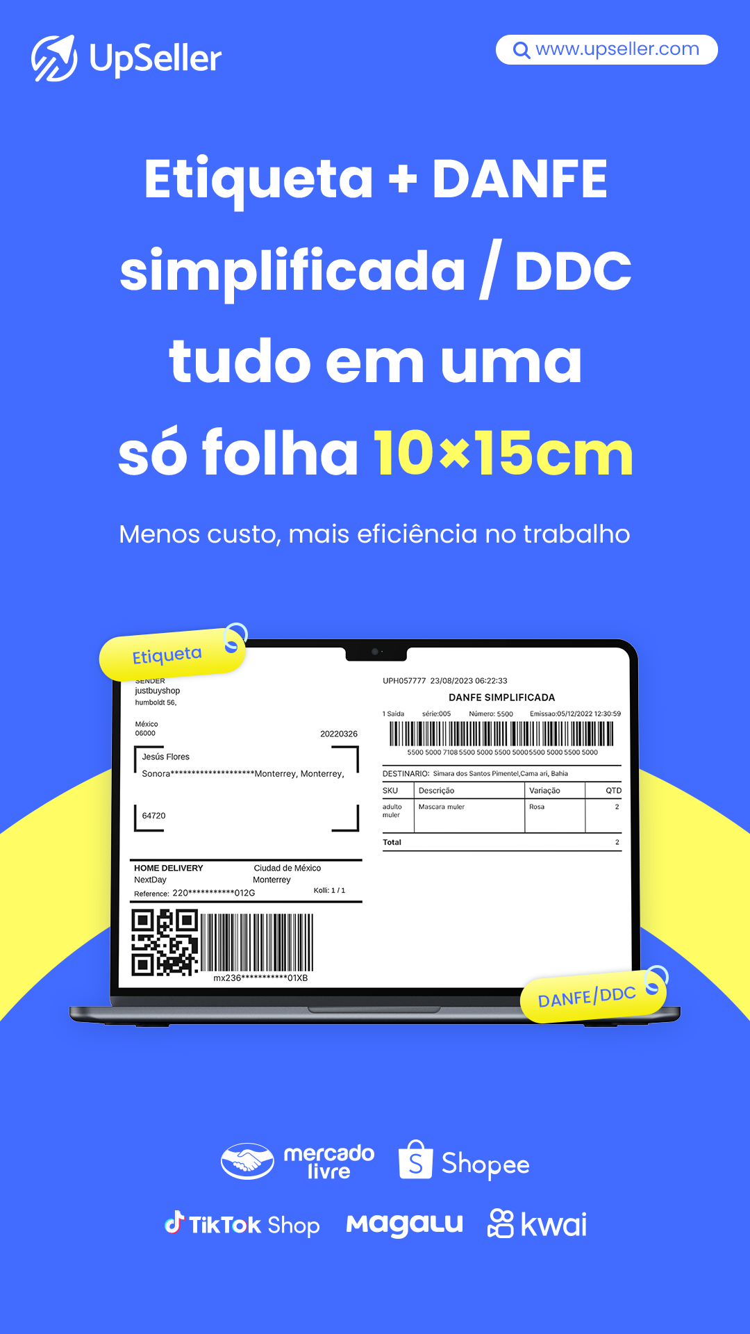 Upseller - Brasil Facebook ad