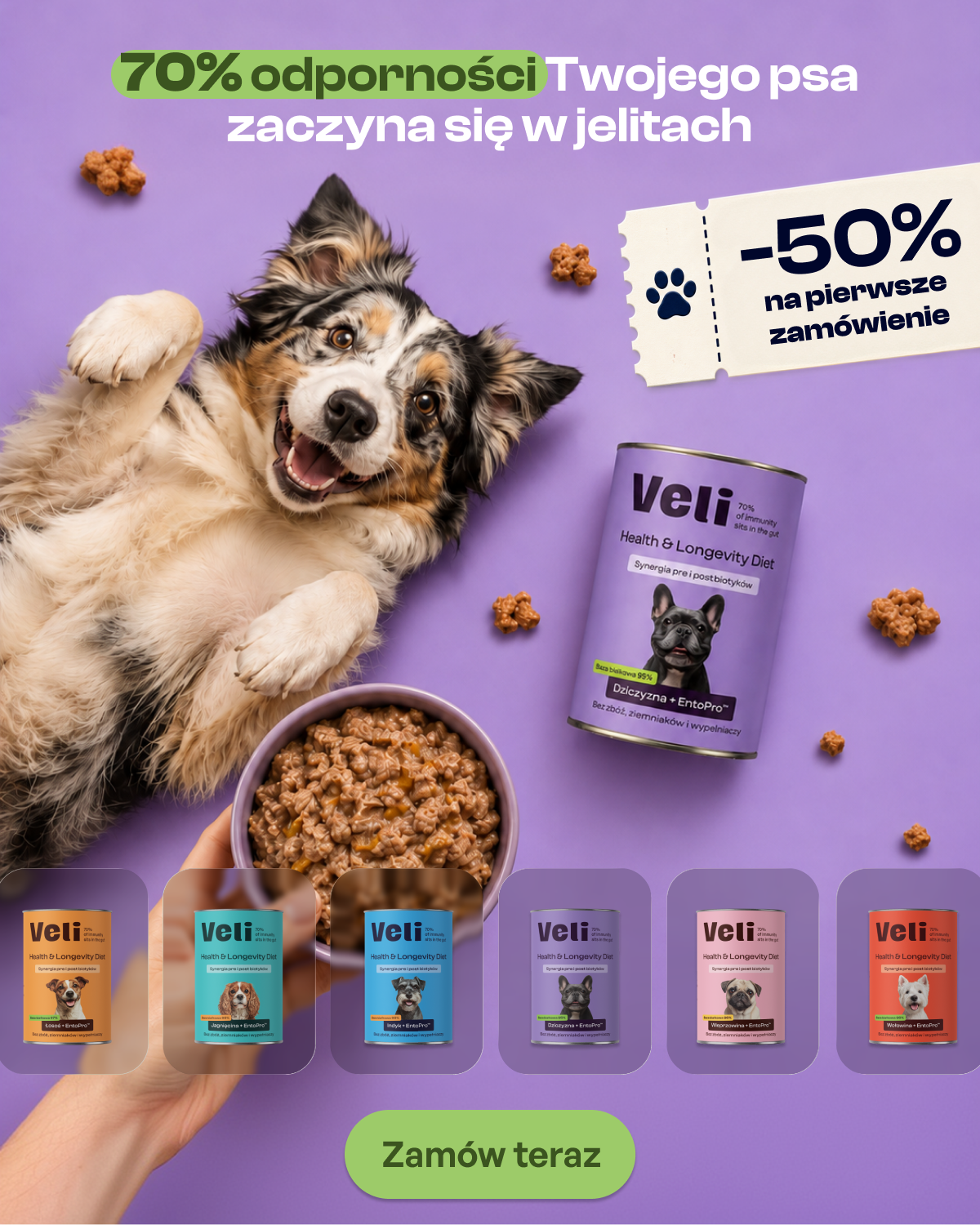 VeliPet Facebook ad
