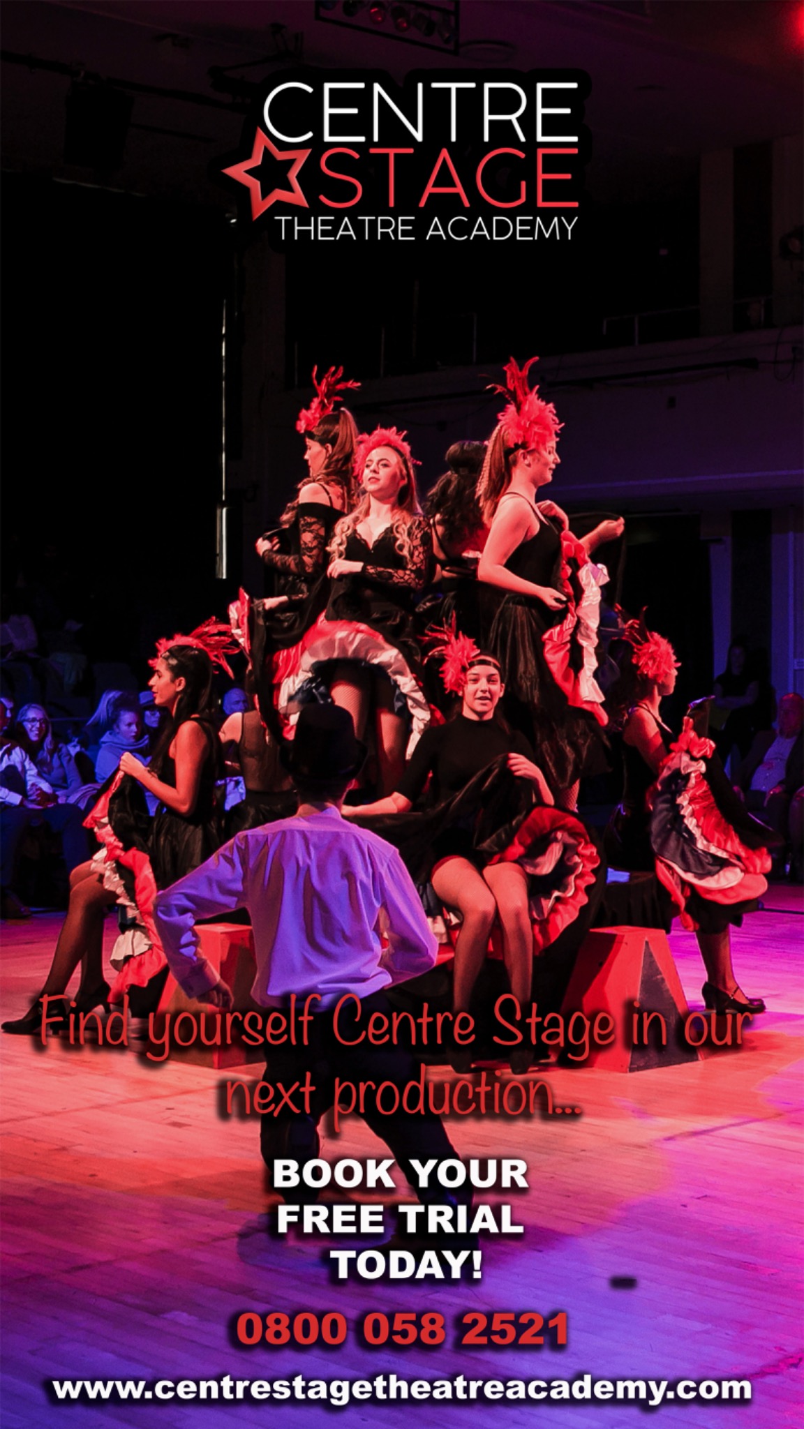 Centre Stage Theatre Academy Facebook ad