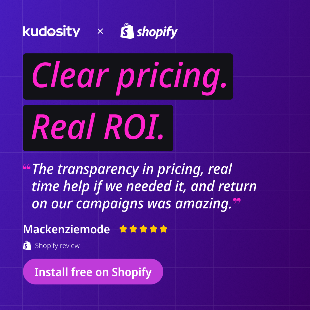 Kudosity Facebook ad