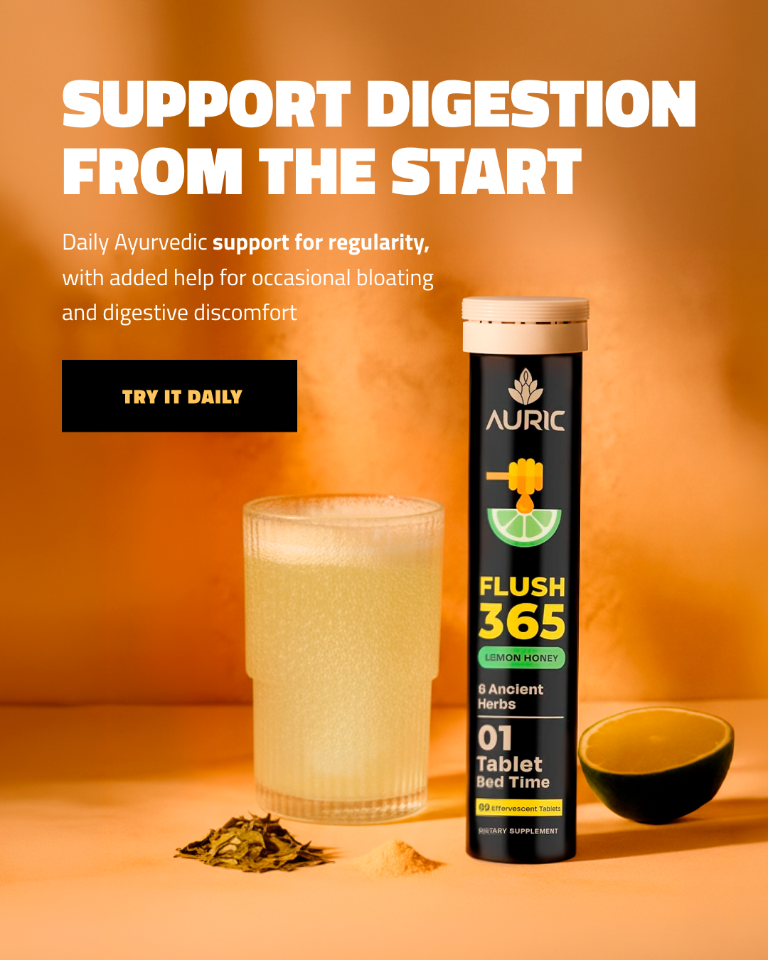 drinkauric.us Facebook ad