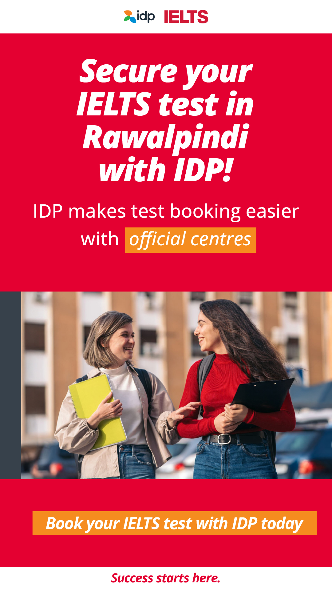 IELTS Essentials from IDP Facebook ad