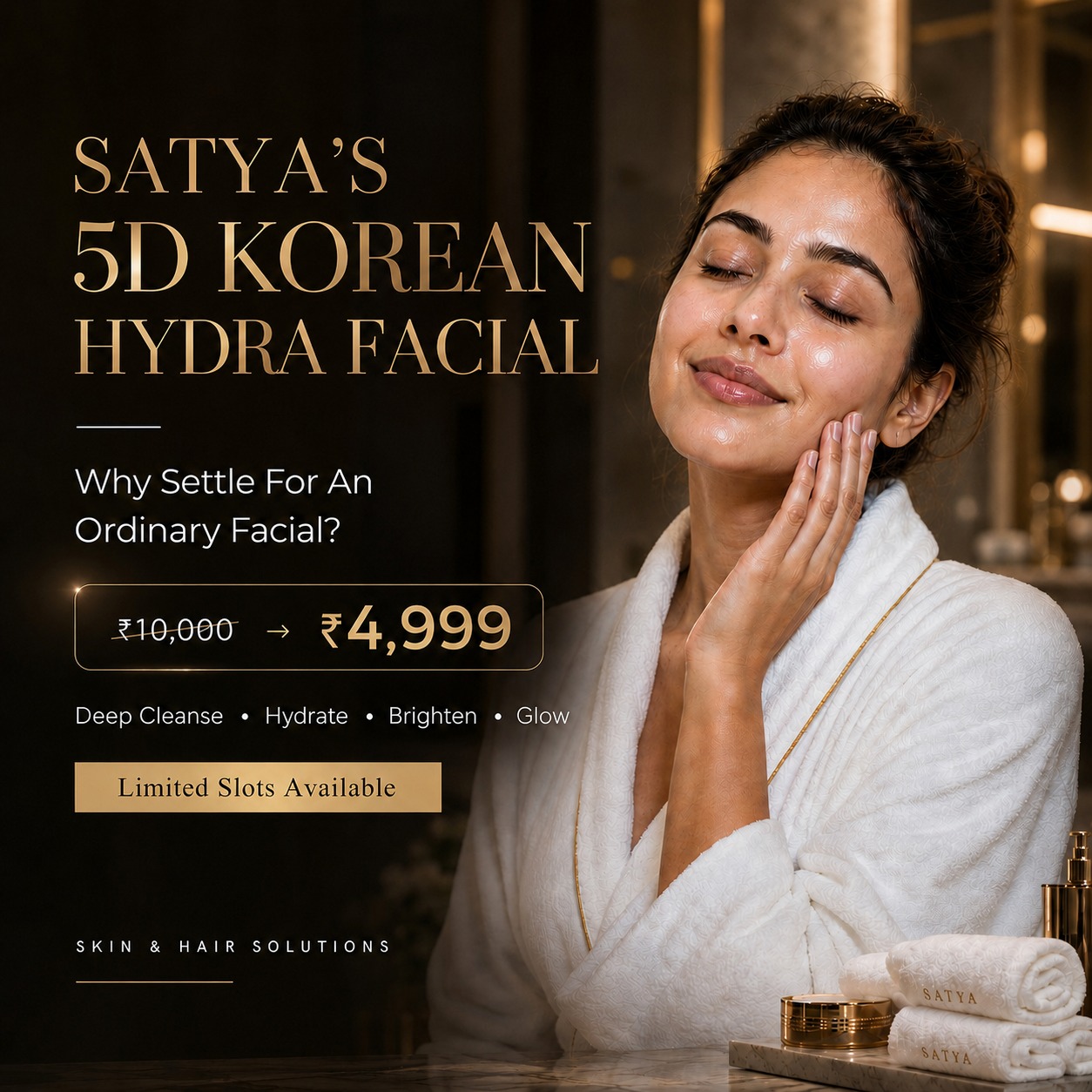 Satya Skin & Hair Solutions Facebook ad