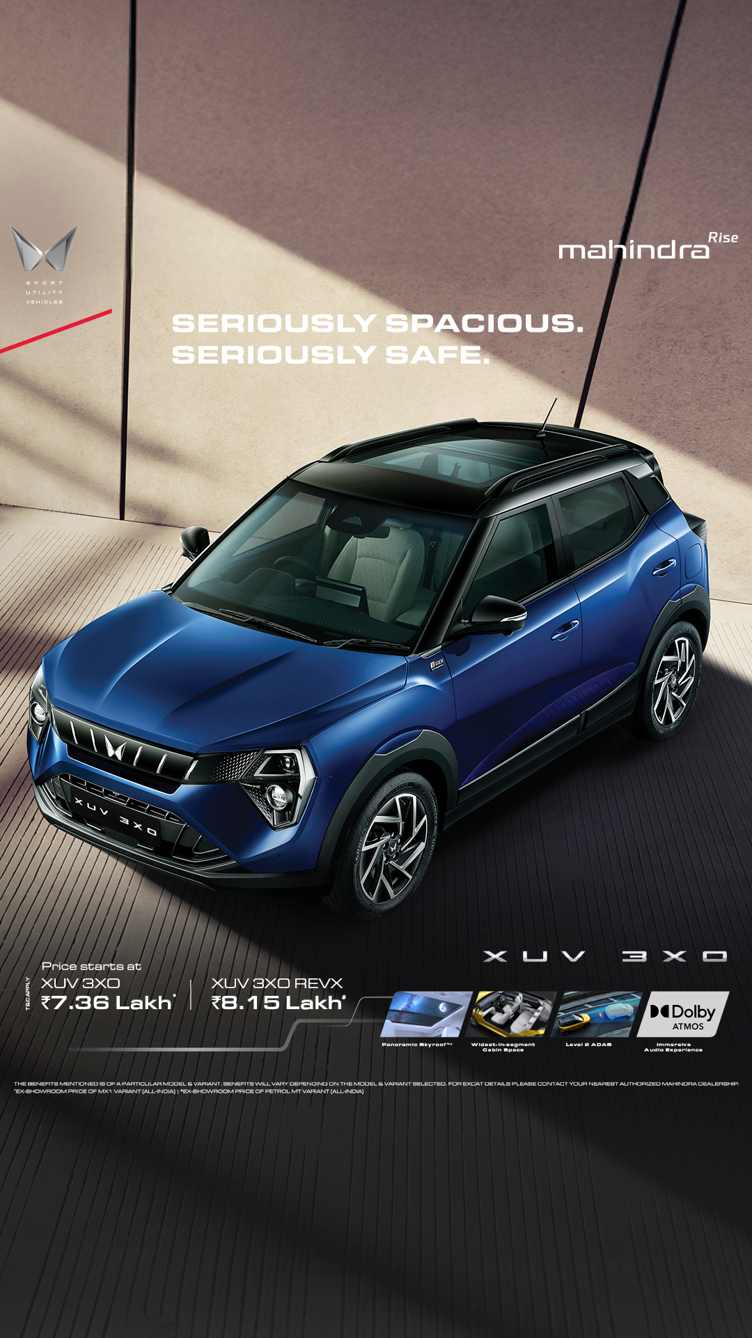 Mahindra XUV 3XO Facebook ad from Mar 5, 2026