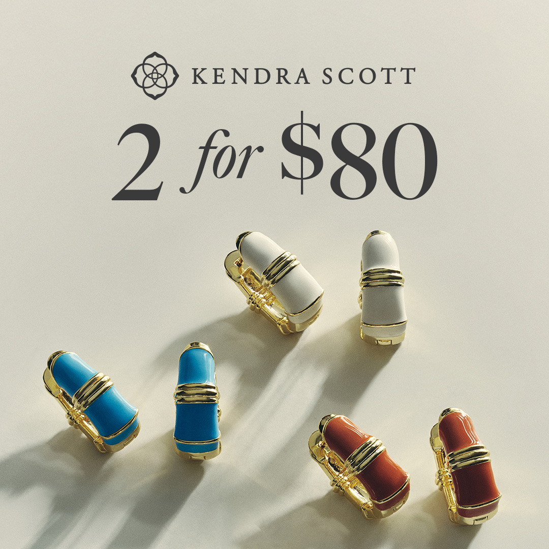 Kendra Scott Facebook ad: Shop 2 for $80