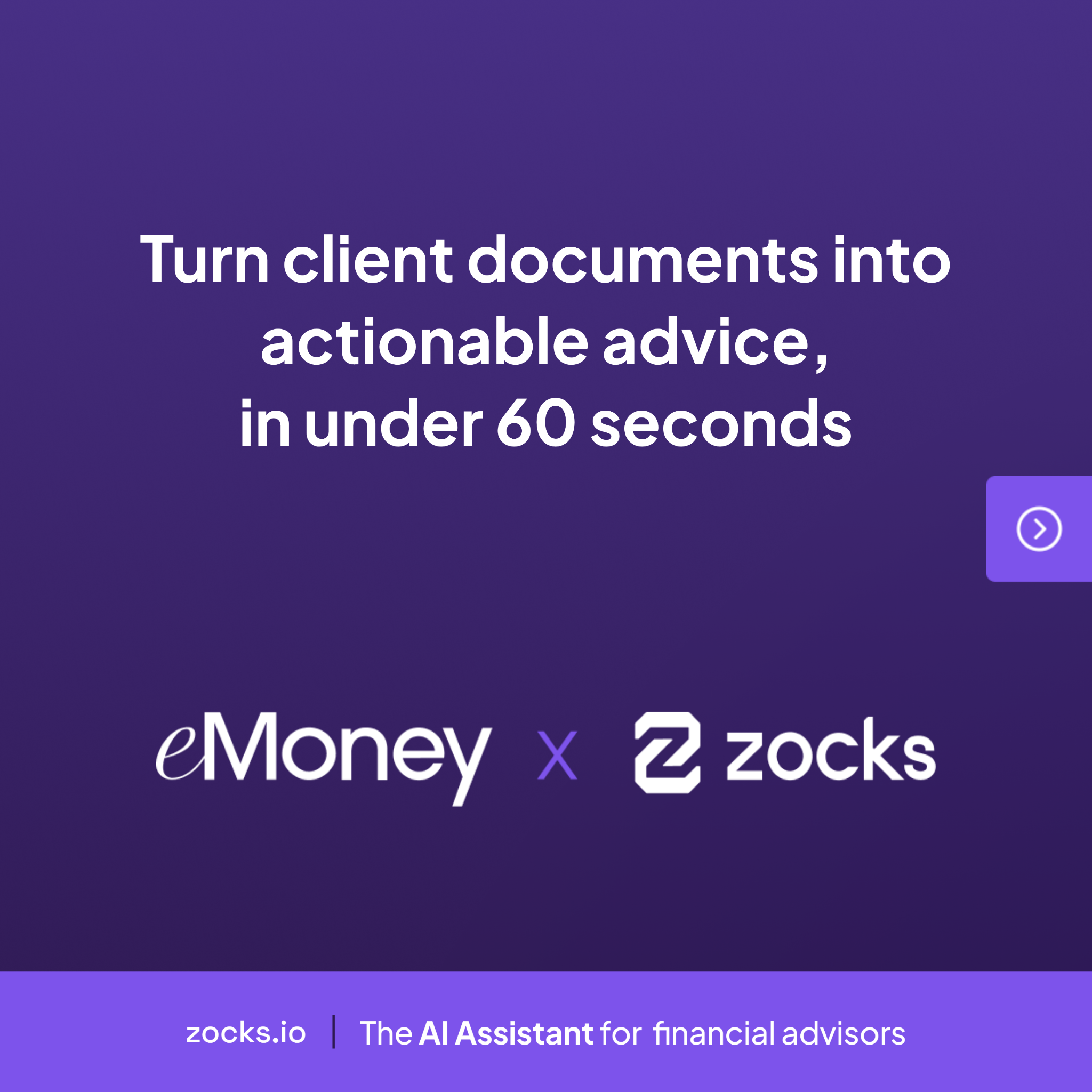 Zocks Facebook ad