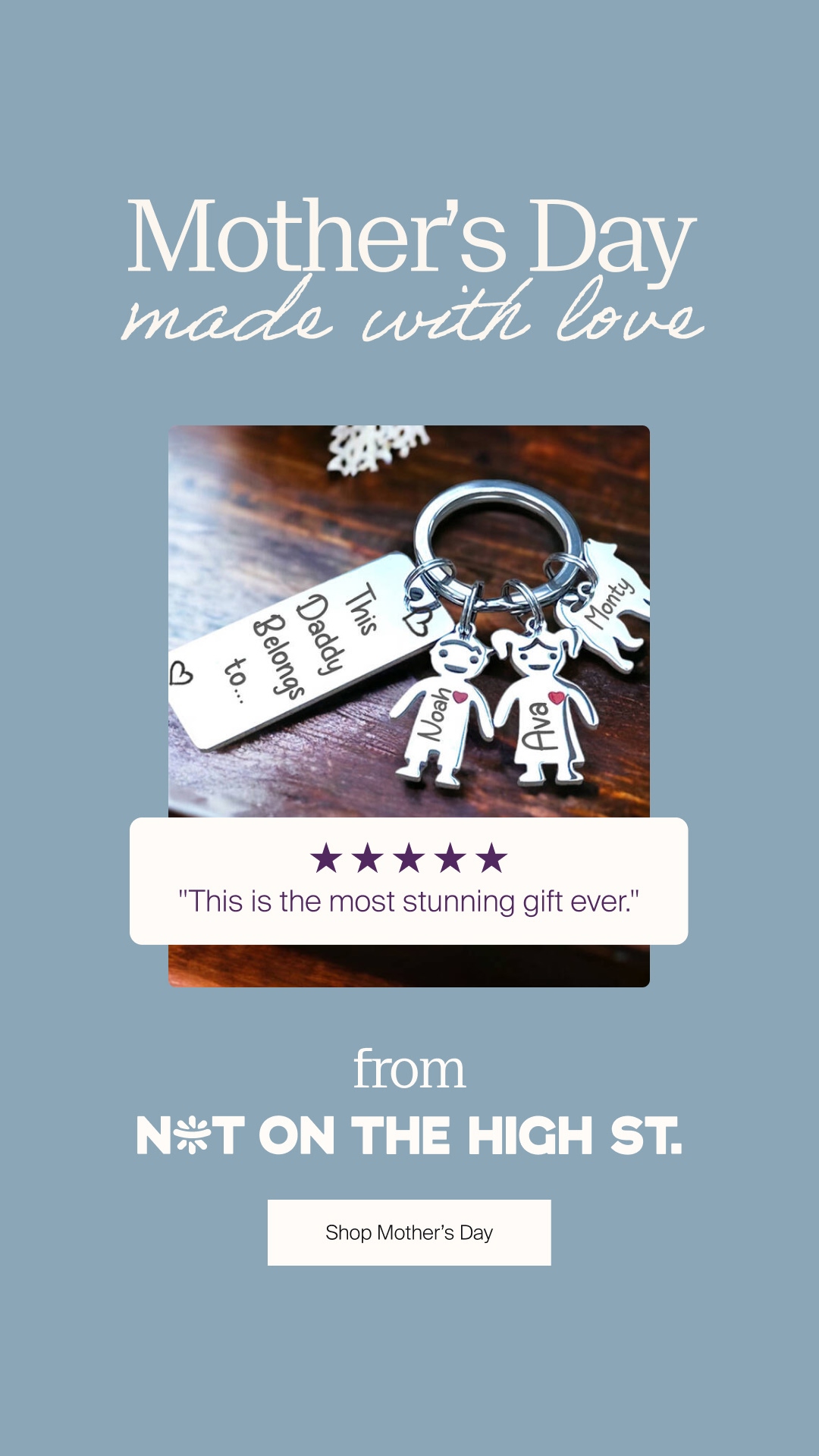 notonthehighstreet Facebook ad