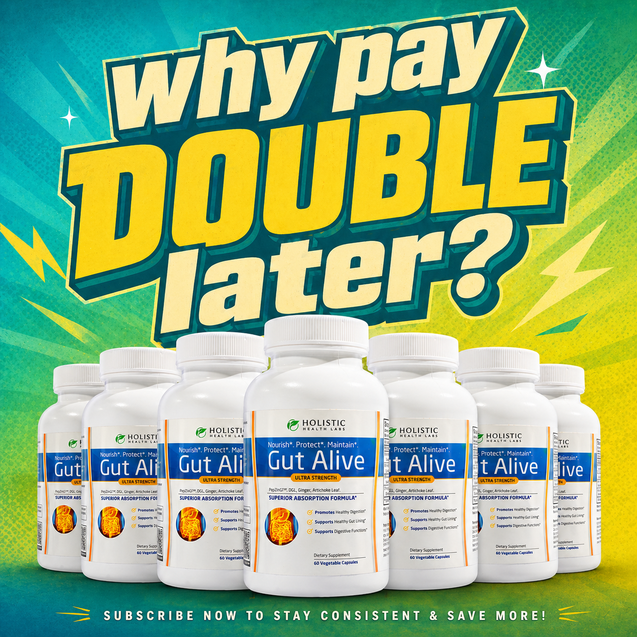 The Digestive Diaries Facebook ad