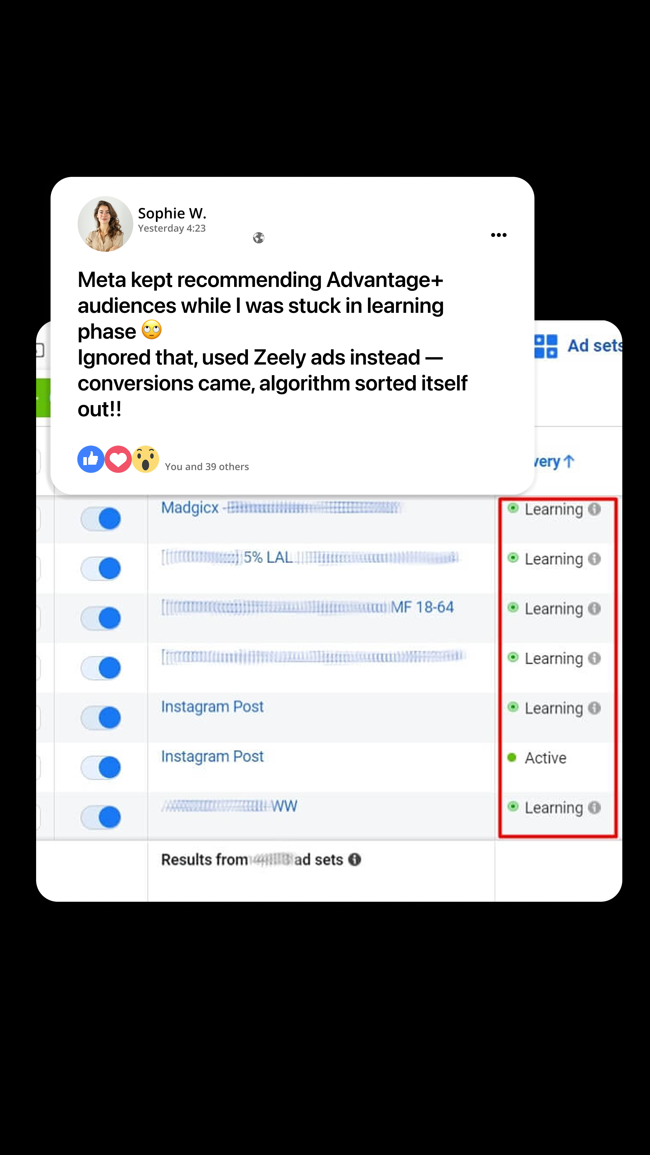 Zeely Facebook ad