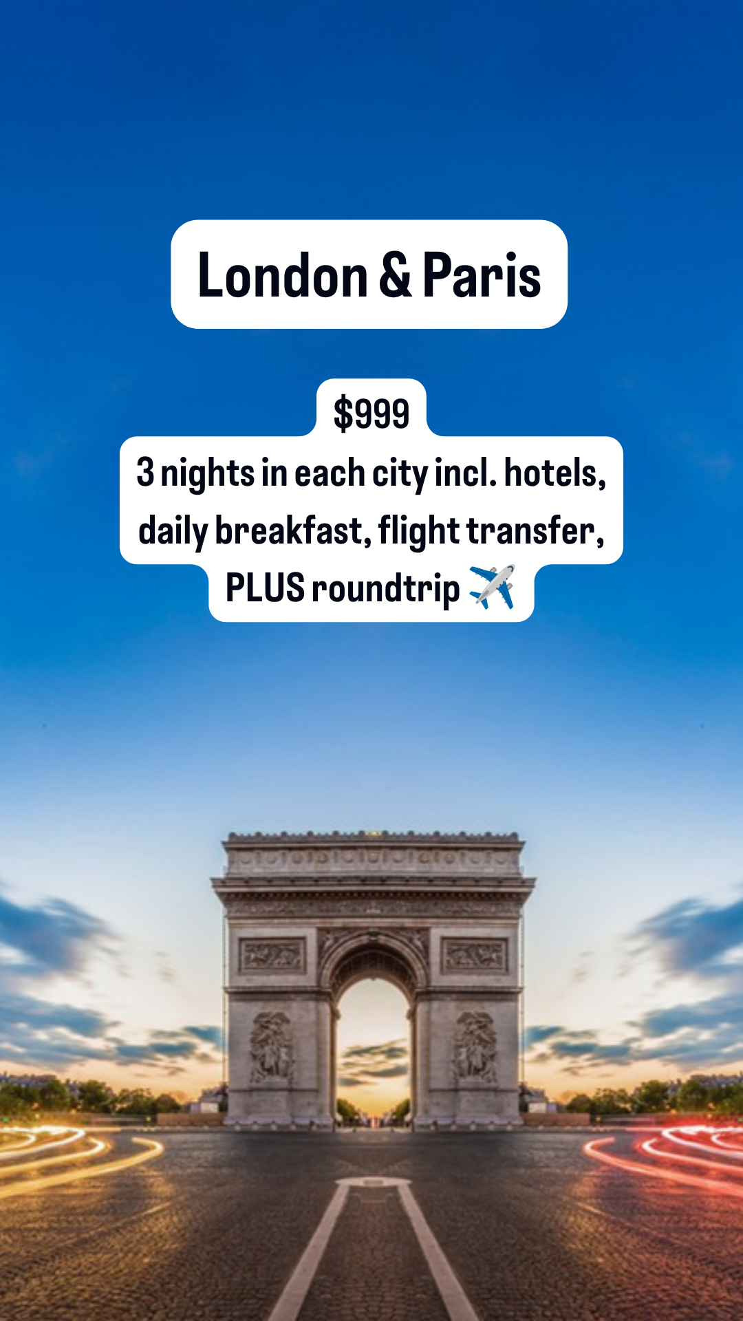 Travelzoo Facebook ad